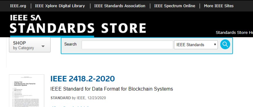IEEE 2418.2-2020｜趣链科技参与编写的首个 IEEE 区块链国际标准发布